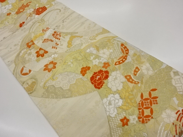 JAPANESE KIMONO / FUKURO OBI / CLASSICAL PATTERN 